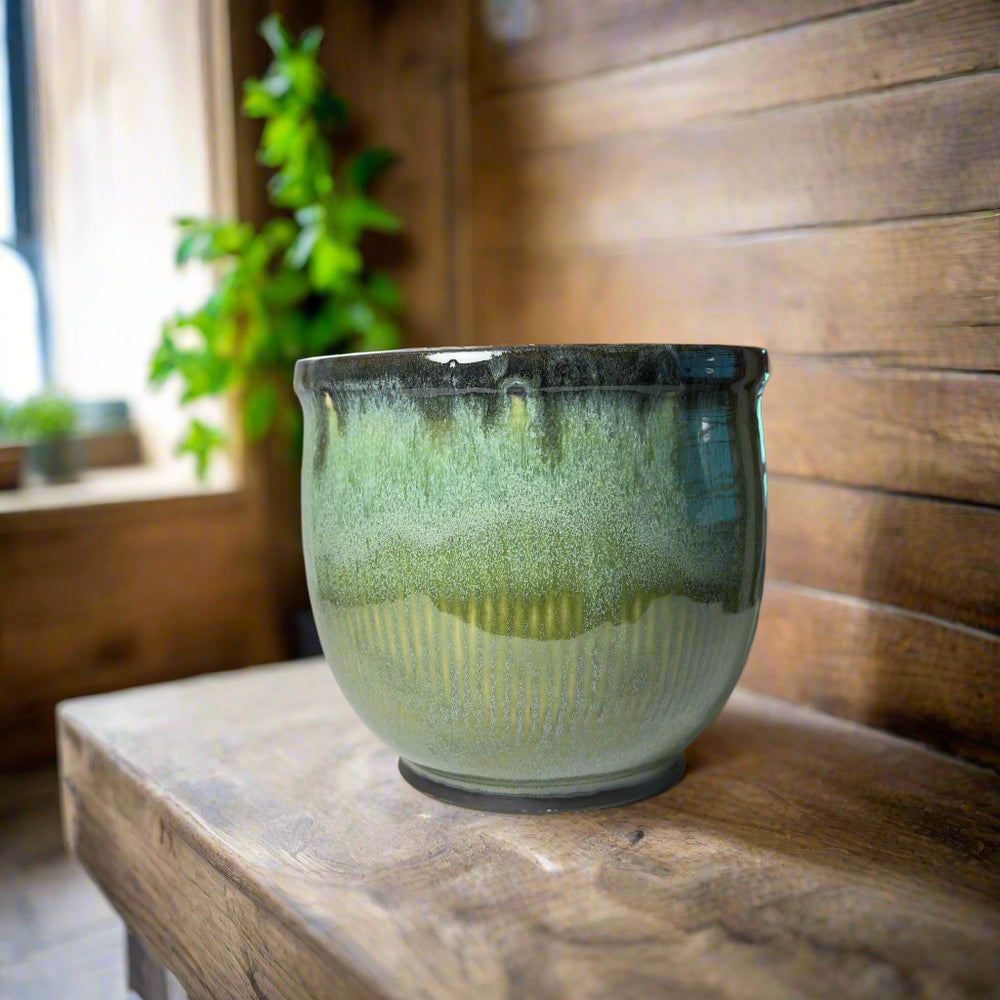 Planter: Rainforest Water Green