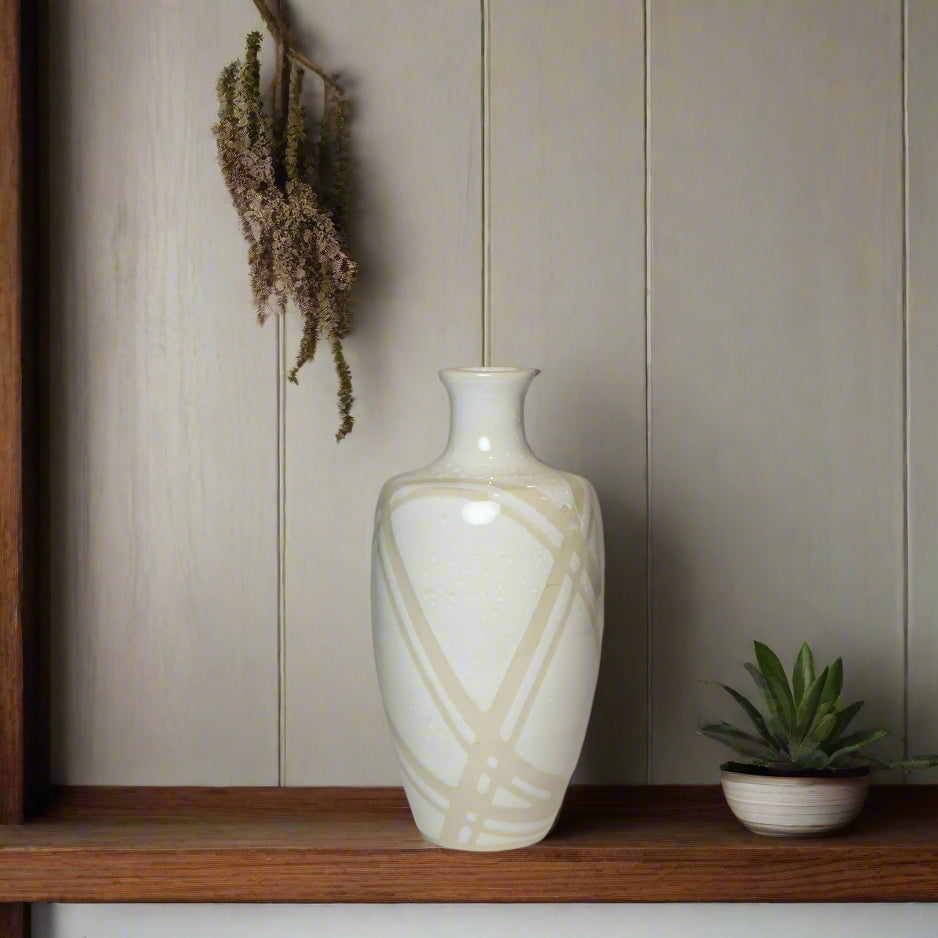 Vase 12: Clear White Collection