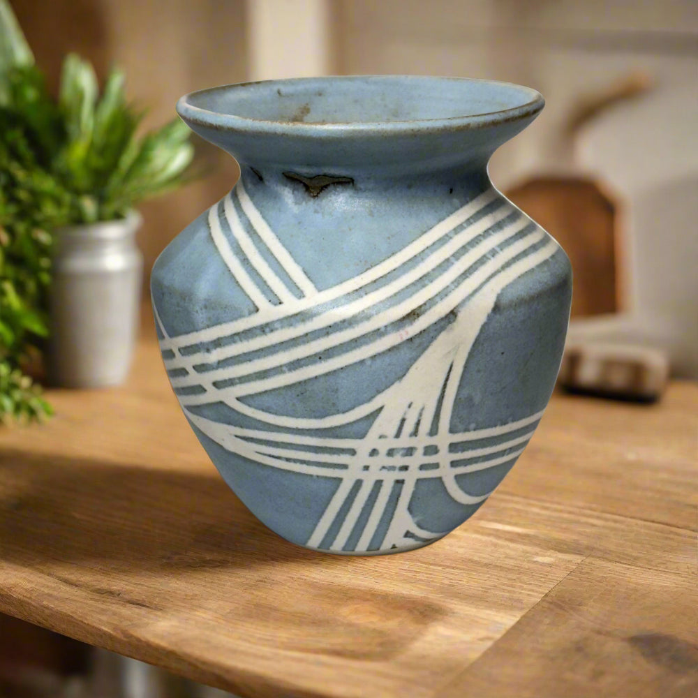 
                      
                        Vase 1: Matte Blue Collection
                      
                    