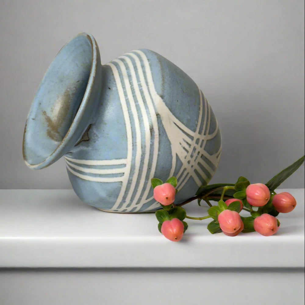 
                      
                        Vase 1: Matte Blue Collection
                      
                    