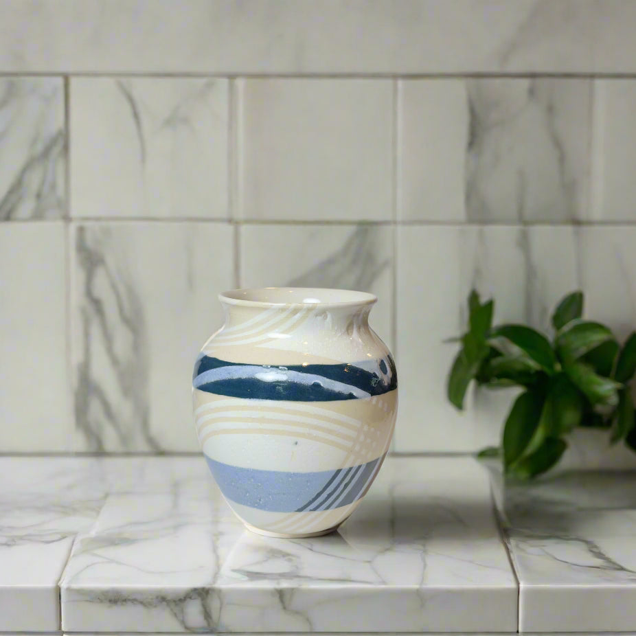 Small Vase 2: Blue and White