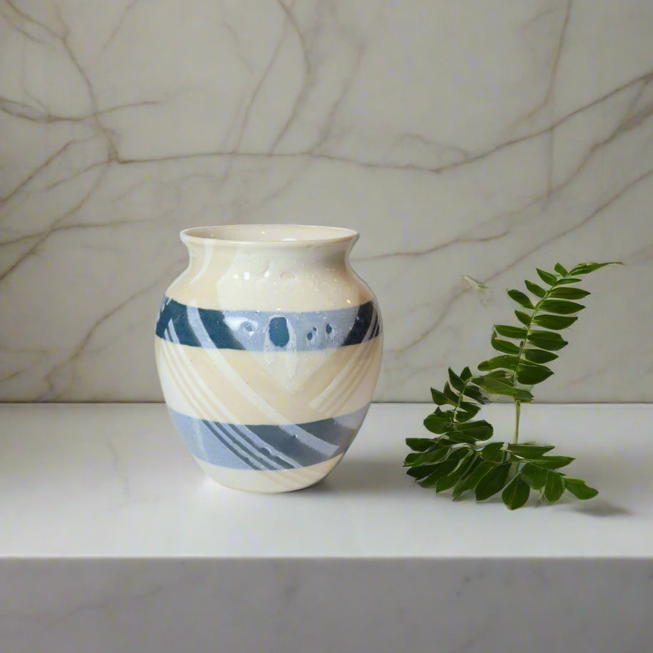 
                      
                        Small Vase 2: Blue and White
                      
                    